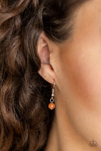 Load image into Gallery viewer, Hook VINE and Sinker Orange Necklace