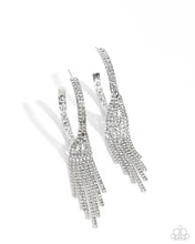 Load image into Gallery viewer, Jaw Dropping Jubilee White Hoop Earrings
