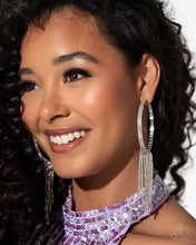 Load image into Gallery viewer, Jaw Dropping Jubilee White Hoop Earrings