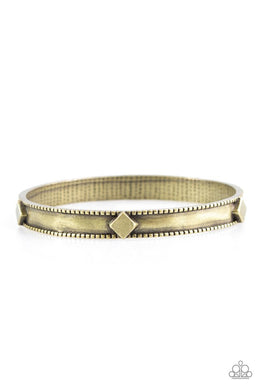 Coyote Country Brass Bangle