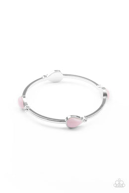 Dewdrops Dancing Pink Bangle