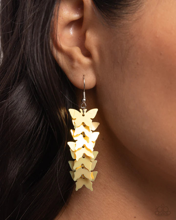 Aerial Ambiance Yellow Earring