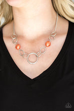 Load image into Gallery viewer, Lead Role Orange Necklace