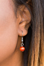 Load image into Gallery viewer, Let’s take a Moon Walk orange Necklace