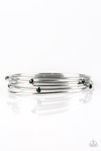 Load image into Gallery viewer, Delicate Decadence Green Bangles