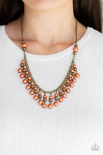 Load image into Gallery viewer, Location Location Location Orange Necklace