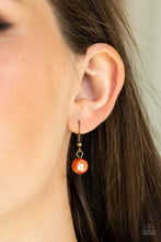 Load image into Gallery viewer, Location Location Location Orange Necklace