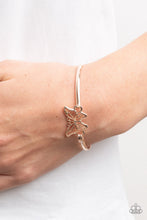Load image into Gallery viewer, Did I Flutter? Rose Gold Bangle