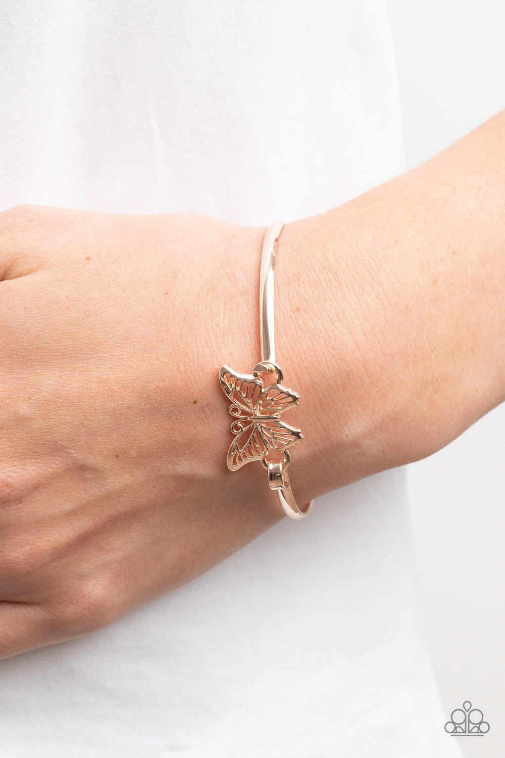 Did I Flutter? Rose Gold Bangle