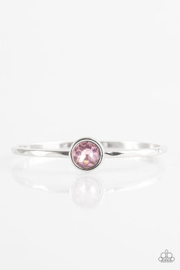 Diamonds for Breakfast Pink Bangle