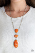 Load image into Gallery viewer, Making an Impact Orange Necklace