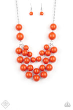 Load image into Gallery viewer, Miss Pop-YOU-larity Orange Necklace