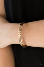 Load image into Gallery viewer, Fox in The Henhouse Gold Bangle