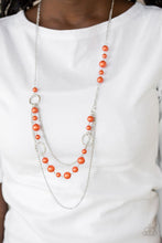 Load image into Gallery viewer, Party Dress Princess Orange Necklace