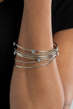 Load image into Gallery viewer, Flawlessly Floral Blue Bangles