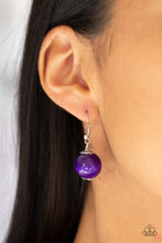 Load image into Gallery viewer, Tahiti Tropic Purple Wood Necklace