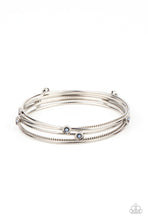 Load image into Gallery viewer, Flawlessly Floral Blue Bangles