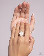 Load image into Gallery viewer, Stellar Shores White Skinny Band Ring