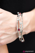 Load image into Gallery viewer, Glitter Fever Red Bangle