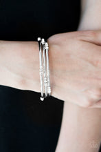 Load image into Gallery viewer, Glitter is a My Basic White Bangles