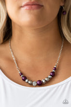 Load image into Gallery viewer, The Big Leaguer Purple Necklace