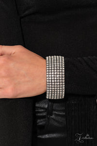 Made for Now White Zi Hinged Bracelet 2023