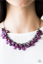 Load image into Gallery viewer, Time To Runway Purple Necklace