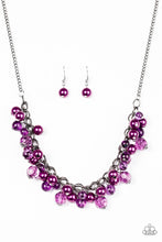 Load image into Gallery viewer, Time To Runway Purple Necklace