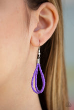 Load image into Gallery viewer, Totally Tonga Purple Seed Bead Necklace