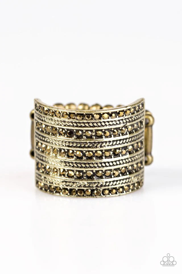 Be Your Own Glam Brass Ring
