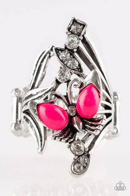 Beautiful in Butterflies Pink Ring