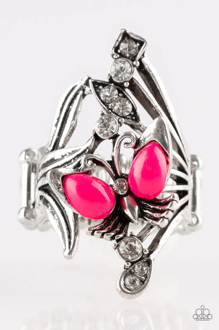 Beautiful in Butterflies Pink Ring