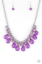 Load image into Gallery viewer, Trending Tropicana Purple Necklace