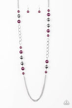 Load image into Gallery viewer, Uptown Talker Purple Necklace