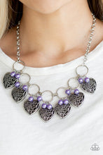 Load image into Gallery viewer, Very Valentine Purple Necklace