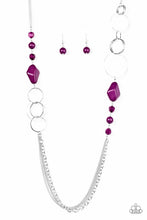 Load image into Gallery viewer, Wonderfully Colorful Purple Necklace