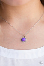 Load image into Gallery viewer, Wildflower Waltz Purple Necklace