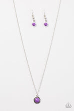 Load image into Gallery viewer, Wildflower Waltz Purple Necklace
