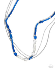 Load image into Gallery viewer, Basic Beading Blue Necklace
