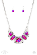 Load image into Gallery viewer, Futuristic Fashionista Pink Necklace