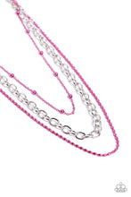 Load image into Gallery viewer, Mardi Gras Mayhem Pink Necklace