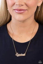 Load image into Gallery viewer, Home Run Haute Gold Necklace