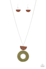 Load image into Gallery viewer, Homespun Stylist Green Necklace