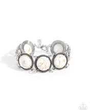 Load image into Gallery viewer, Stony Session White Bracelet