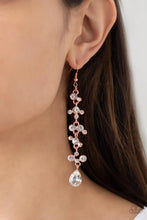 Load image into Gallery viewer, Wedding Day Dazzle Copper Earrings