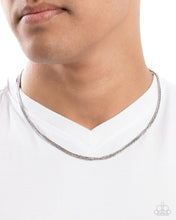 Load image into Gallery viewer, Curb Chairman Men’s Silver Necklace