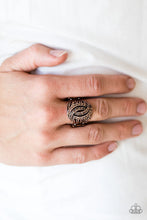 Load image into Gallery viewer, Cut and Runway Copper Ring