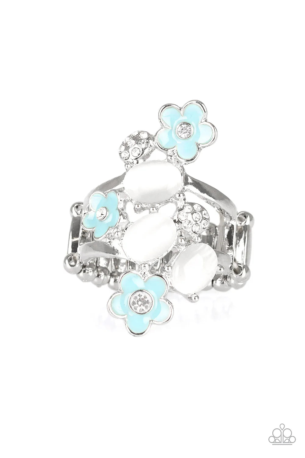 Daisy Delight Blue Ring