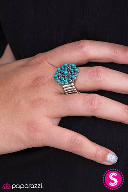 Desert Dahlia Blue Ring