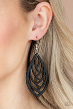 Load image into Gallery viewer, Out Of The Woodwork Black Earrings